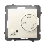 Regulator temperatury z czujnikiem napowietrznym; ARIA; ECRU; RTP-1UN/m/27