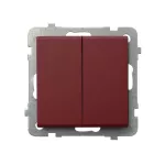 Łącznik podwójny zwierny; SONATA; BURGUND; ŁP-17R/m/58
