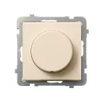 Ściemniacz uniwersalny do obciążenia żarowego, halogenowego oraz LED; SONATA; WANILIA; ŁP-8RL2/m/89