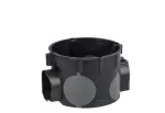 Puszka podtynkowa E106-2K czarny