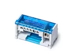 Dwubiegunowy modułowy blok rozdzielczy ShNK MAX 2x7 szary
