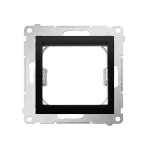 Simon 54 WMDZ-74x3xx-049 Adapter (przejściówka) na osprzęt standardu 45 × 45 mm; czarny *Do gniazd teleinformatycznych Simon Connect