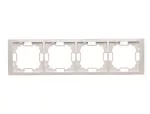 Simon Basic Neos WMYZ-04420N-1013 Ramka 4-krotna NEOS – uniwersalna poziom i pion; biały