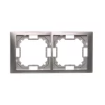 Simon Basic Neos WMYZ-04220N-J013 Ramka 2-krotna NEOS – uniwersalna poziom i pion; stal inox