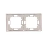 Simon Basic Neos WMYZ-04220N-J013 Ramka 2-krotna NEOS – uniwersalna poziom i pion; stal inox