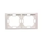 Simon Basic Neos WMYZ-04220N-1013 Ramka 2-krotna NEOS – uniwersalna poziom i pion; biały