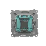 Simon Basic WMUL-090x2x-4011 Przycisk dzwonek (moduł) 16AX, 250V~, zaciski śrubowe; srebrny mat