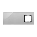 Simon 54 Touch WMDZ-01171S-071 Panel dotykowy S54 Touch, 3 moduły, 2 pola dotykowe pionowe + 1 pola dotykowe + 1 otwór na osprzęt S54, srebrna mgła
