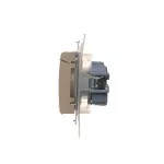 Simon 54 WMDW-50111x-041 Gniazdo wtyczkowe do wersji IP44 Z USZCZELKĄ (moduł) 16A, 250V~, zaciski śrubowe; kremowy *Uszczelka do ramek S54 PREMIUM