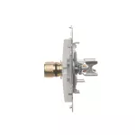 Simon 54 WMDG-010002-011 Gniazdo głośnikowe pojedyncze (moduł). Przekrój przewodów dla wyjścia do 6 mm2; biały