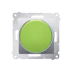 Simon 54 WMDS-020x3x-043 Sygnalizator świetlny LED – światło zielone (moduł) 230V~; srebrny mat