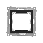 Simon 55 WMDZ-74x4xx-149 Adapter (przejściówka) na osprzęt standardu 45 × 45 mm; Czarny mat