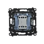 Simon 55 WMDA-08xxxx-149 Przycisk „dzwonek” (moduł) 10 AX, 250 V~, szybkozłącza; Czarny mat