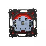 Simon 55 WMDW-TGD1CZ-122 Gniazdo DATA z kluczem uprawniającym (moduł) 16 A, 250 V~, szybkozłącza; Czerwony