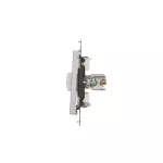 Simon 55 WMDE-014000-143 Gniazdo ekwipotencjalne podwójne (moduł); Aluminium mat