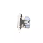 Simon 55 WMDW-021111-111 Gniazdo Schuko z przesłonami (moduł) 16 A, 250 V~, szybkozłącza; Biały mat