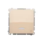Simon Basic WMUL-071xxx-9011 Łącznik krzyżowy z podświetleniem LED (moduł) 10AX, 250V~, szybkozłącza; beż