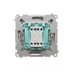 Simon Basic WMUL-020xxx-9011 Łącznik dwubiegunowy (moduł) 10AX, 250V~, szybkozłącza; beż
