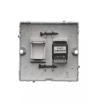 Simon Basic WMUT-0010x2-H011 Gniazdo telefoniczne RJ12 (moduł). Montaż gniazda na wkręty do puszki; satynowy