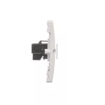 Simon Basic WMUT-0020x2-1011 Gniazdo telefoniczne RJ12 podwójne (moduł). Montaż gniazda na wkręty do puszki; biały