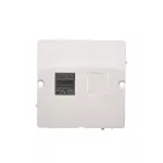 Simon Basic WMUK-0510F2-1011 Gniazdo komputerowe RJ45 pojedyncze, kategoria 5e (moduł). Montaż gniazda na wkręty do puszki; biały