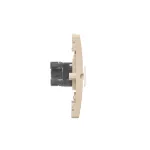 Simon Basic WMUK-0510F2-9011 Gniazdo komputerowe RJ45 pojedyncze, kategoria 5e (moduł). Montaż gniazda na wkręty do puszki; beż