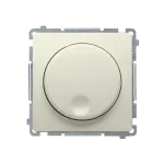 Simon Basic WMUS-004x0x-9028 Ściemniacz naciskowo-obrotowy (moduł), 20–500 W, 230V~; beż