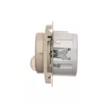 Simon Basic WMUR-001R00-9011 Łącznik z czujnikiem ruchu z przekaźnikiem (moduł) 8(2) A, 230V~. Wymagana instalacja 3-przewodowa; beż