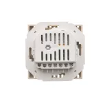 Simon Basic WMUR-02xxxx-9011 Regulator temperatury z czujnikiem wewnętrznym, 16A, 230V~. Montaż gniazda na wkręty do puszki; beż