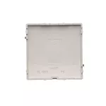 Simon Basic WMUZ-611xxx-H012 Zaślepka ramki – mocowanie na zatrzask do ramki; satynowy *Do modułów wewnętrznych w ramkach wielokrotnych