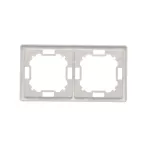 Simon Basic Standard WMYZ-04220x-1013 Ramka 2-krotna – uniwersalna poziom i pion; biały