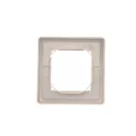 Simon Basic Standard WMYZ-04121x-H013 Ramka 1-krotna do wersji bryzgoszczelnej IP44 z uszczelką; satynowy