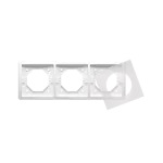 Simon Basic Standard WMYZ-04321x-1013 Ramka 3-krotna do wersji bryzgoszczelnej IP44 z kompletem uszczelek; biały
