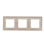 Simon Basic Standard WMYZ-04321x-9013 Ramka 3-krotna do wersji bryzgoszczelnej IP44 z kompletem uszczelek; beż