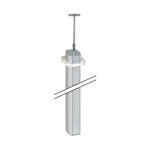 Simon Connect TSC-ALK7200-8 Kolumna owalna 2-stronna, wys.3m, 110x80mm; aluminium