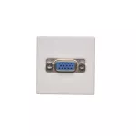 Simon Connect TSC-K100B-9 Płytka K45 złącza VGA (D-Sub 15) 45x45mm + wkład; zaciski śrubowe; czysta biel