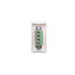Simon Connect TSC-K128B-9 Płytka K45/2 złącza USB typ A żeńskie 22,5x45mm + gniazdo; zaciski śrubowe; czysta biel