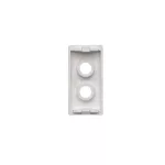 Simon Connect TSC-K101-9 Płytka K45/2 złącz 2x RCA (CINCH) 22,5x45mm; czysta biel