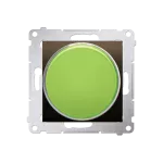 Simon 54 WMDS-020x3x-046 Sygnalizator świetlny LED – światło zielone (moduł) 230V~; brąz mat