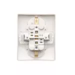 Simon Basic WMBW-12210x-1013 Gniazdo wtyczkowe z uziemieniem Schuko podwójne; biały