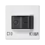 Simon Connect TSC-K106A-9 Wyłącznik nadmiarowo-prądowy K45 C10A; czysta biel