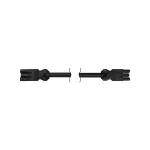 Simon 480 TS48-CR2020-14 Przewód zasilający 3x2.5mm2 złącze męskie i żeńskie 3-polowe sys. Wieland; czarny; 2 m
