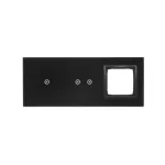 Simon 54 Touch WMDZ-01106S-073 Panel dotykowy S54 Touch, 3 moduły, 1 pole dotykowe + 2 pola dotykowe poziome + 1 otwór na osprzęt S54, zastygła lawa