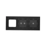 Simon 54 Touch WMDZ-01106S-073 Panel dotykowy S54 Touch, 3 moduły, 1 pole dotykowe + 2 pola dotykowe poziome + 1 otwór na osprzęt S54, zastygła lawa