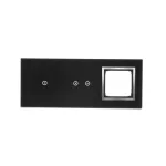 Simon 54 Touch WMDZ-01106S-074 Panel dotykowy S54 Touch, 3 moduły, 1 pole dotykowe + 2 pola dotykowe poziome + 1 otwór na osprzęt S54, księżycowa lawa