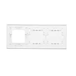 Simon 54 Touch WMDZ-01107S-070 Panel dotykowy S54 Touch, 3 moduły, 1 pole dotykowe + 2 pola dotykowe pionowe + 1 otwór na osprzęt S54, biała perła