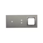 Simon 54 Touch WMDZ-01107S-071 Panel dotykowy S54 Touch, 3 moduły, 1 pole dotykowe + 2 pola dotykowe pionowe + 1 otwór na osprzęt S54, srebrna mgła