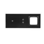 Simon 54 Touch WMDZ-01107S-073 Panel dotykowy S54 Touch, 3 moduły, 1 pole dotykowe + 2 pola dotykowe pionowe + 1 otwór na osprzęt S54, zastygła lawa