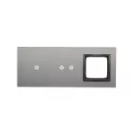 Simon 54 Touch WMDZ-01106S-072 Panel dotykowy S54 Touch, 3 moduły, 1 pole dotykowe + 2 pola dotykowe poziome + 1 otwór na osprzęt S54, burzowa chmura