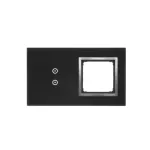 Simon 54 Touch WMDZ-01110S-074 Panel dotykowy S54 Touch, 2 moduły, 2 pola dotykowe pionowe + 1 otwór na osprzęt S54, księżycowa lawa